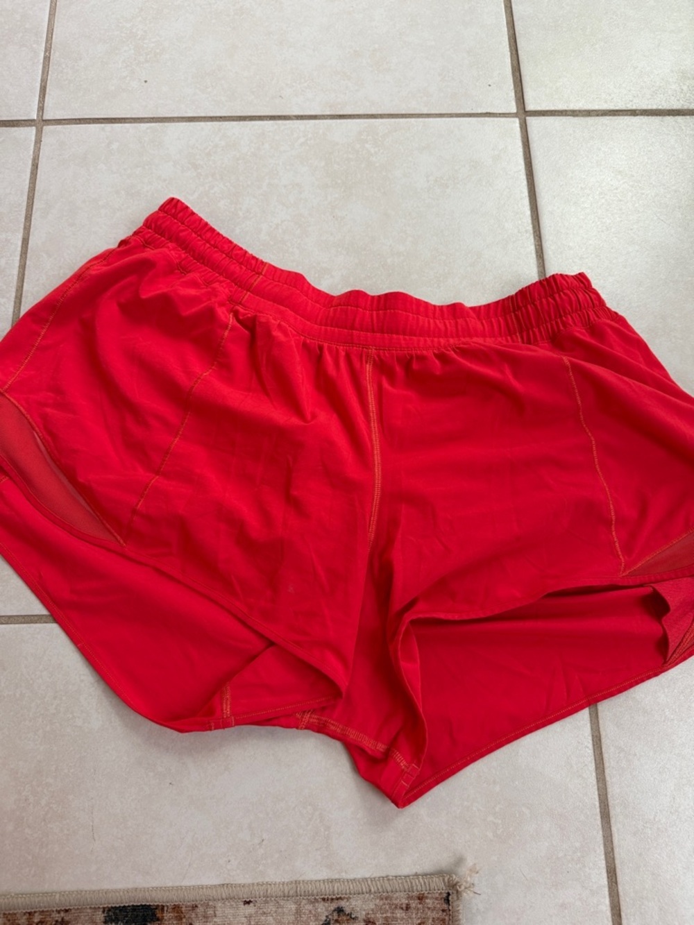 lululemon athletica Red Women's Athletic Shorts - Picture 1 of 4